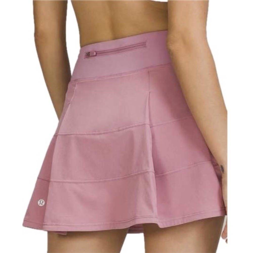 Lululemon Pace Rival Mid-Rise Skirt 
Pink Taupe size 10